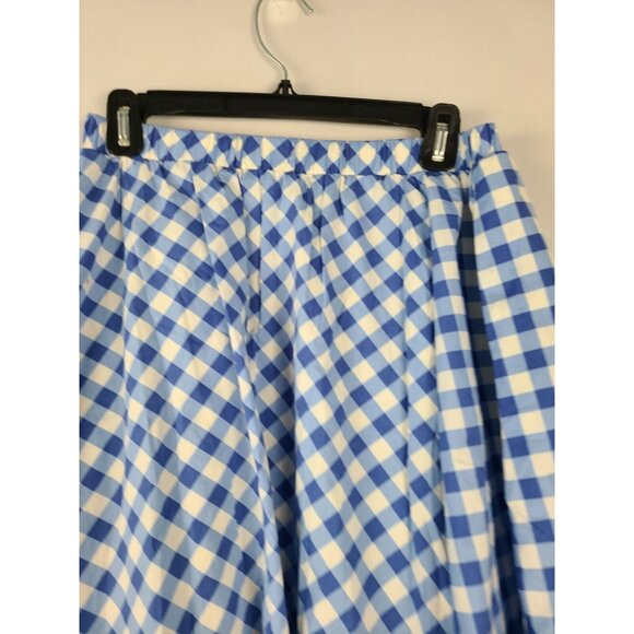 Matilda Jane Womens Dutch Apple Skirt Small Full Layered Embroidered Plaid Retro - Picture 5 of 6